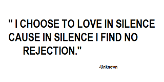 silence quotes about love 